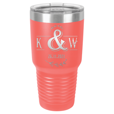 K & W Print Insulated Tumbler
